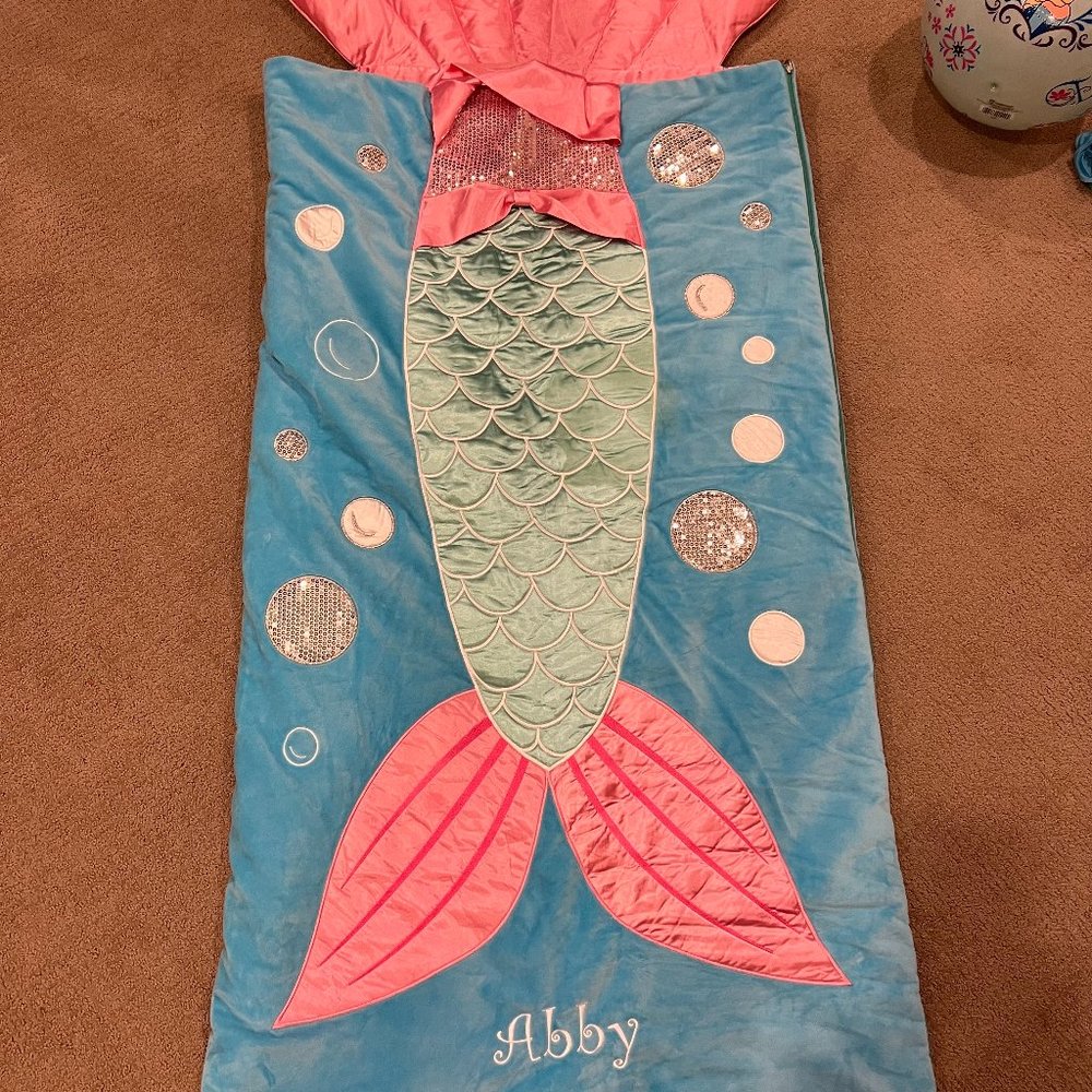 Chasing Fireflies "Abby" mermaid sleeping bag